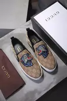 gucci leather low trainers sapatos wolf